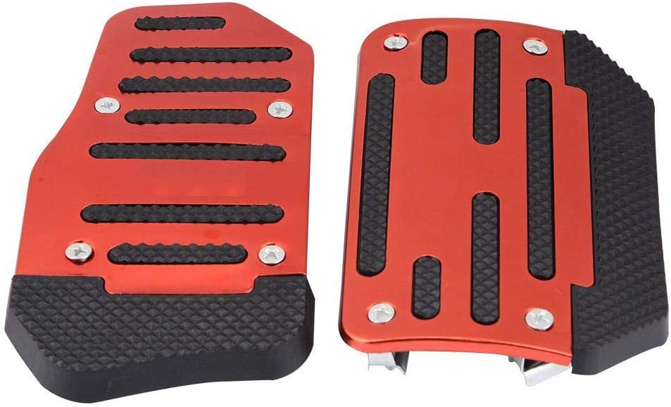 Pack of 2 Alloy Nonslip Automatic Brake Pedal Cover P601373