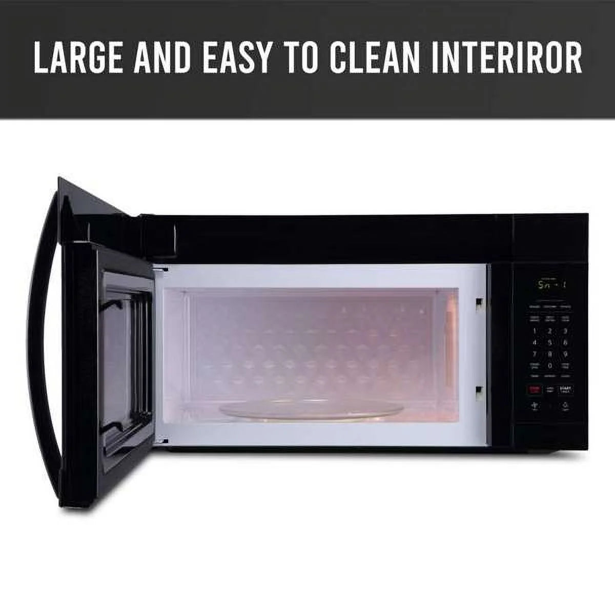 1.7 Cu. Ft. 1000W Black Microwave M13651
