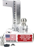 Aluminum Adjustable 6" Drop Stainless Steel Balls for 3" Receiver E1350