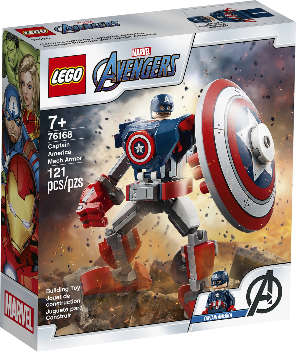 Captain America Mech Armor 121 Pieces B966