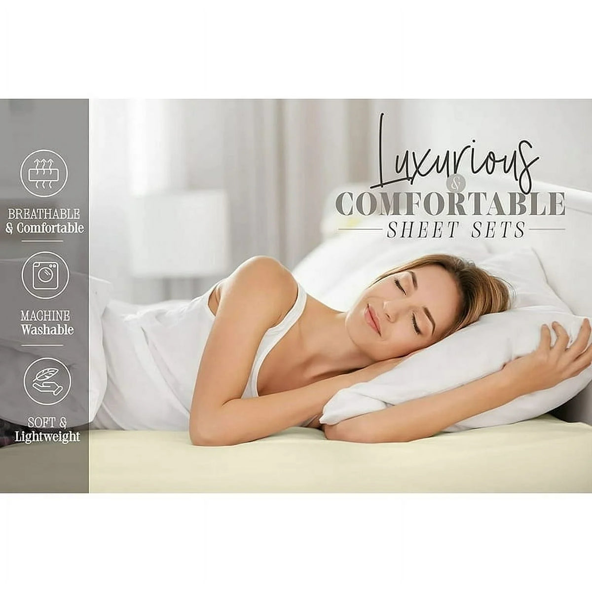 Super Soft Wrinkle Free 2-Piece Duvet Cover Set Twin/Twin XL F1547