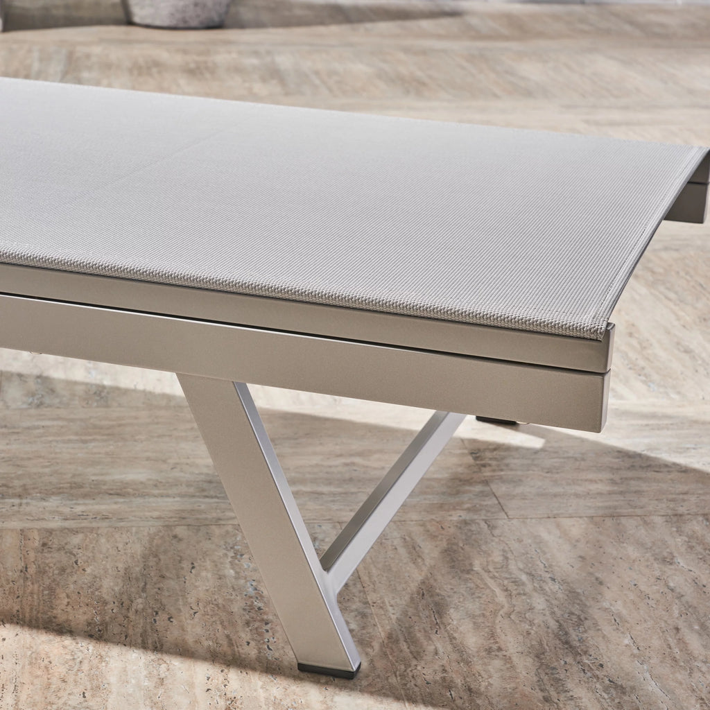 Aluminum Mesh Chaise Lounge A540425