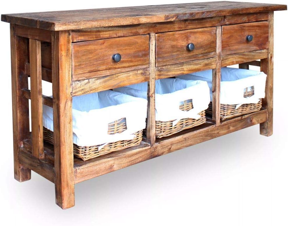 Wooden Sideboard with 2 Drawers K318172