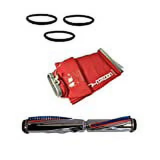 Compatible with Eureka brushroll, cloth shake out bag, and 3 round belts X23237