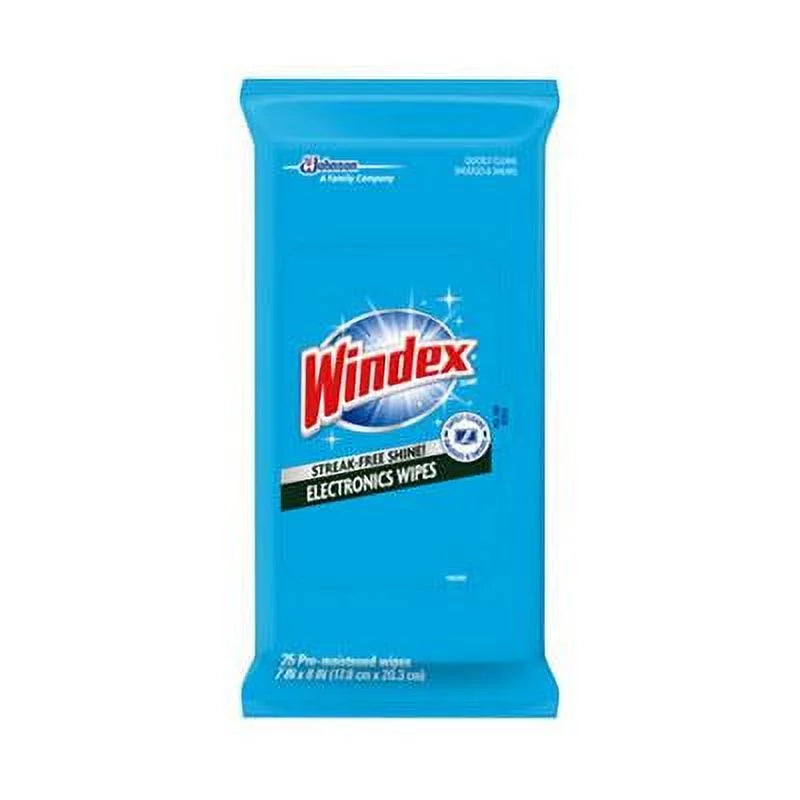 Electronics Cleaner, 25 Wipes, 12 Packs O819624