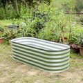 17" Tall 5'X2' Metal Corrugated Raised Garden Bed Kit U3816