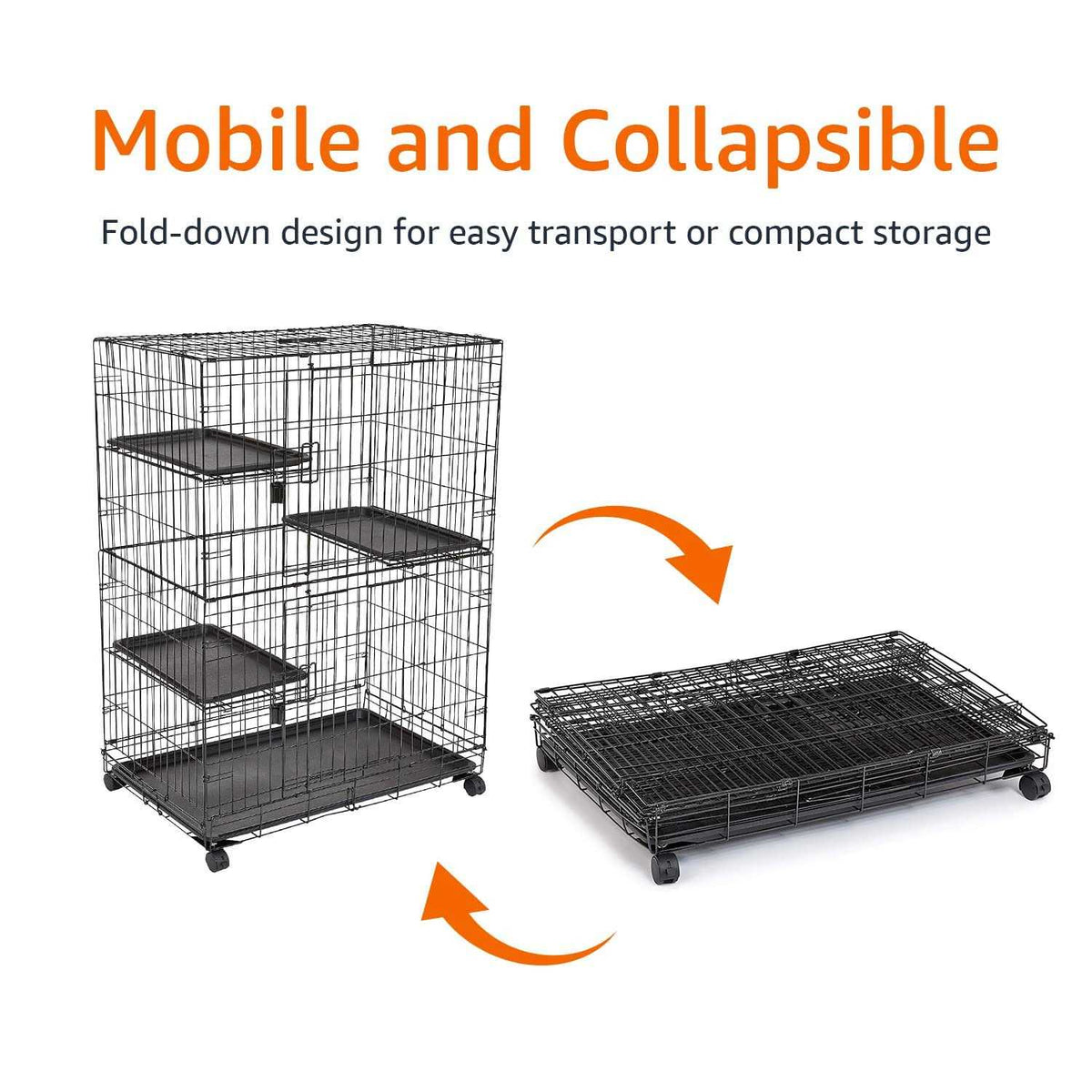 Large 3-Tier Cat Cage Playpen V490