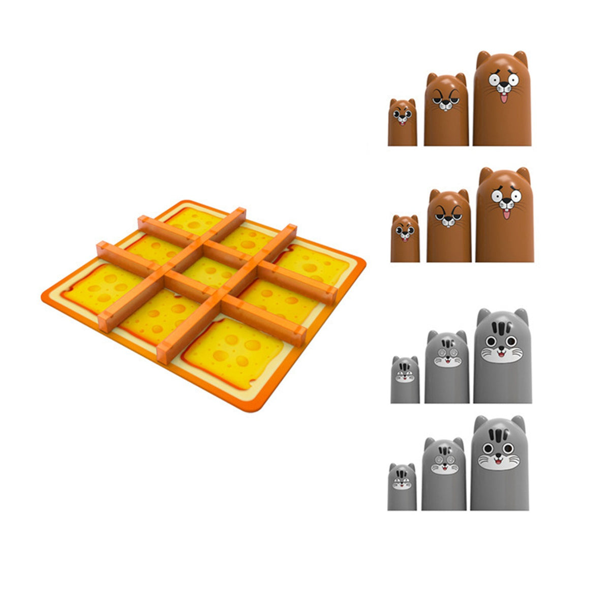 Cheese Trap Poker Chess Children's Chess Educational Science Toys Table Toys M4998