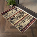 Cream Rectangle Machine Made Rug J383135