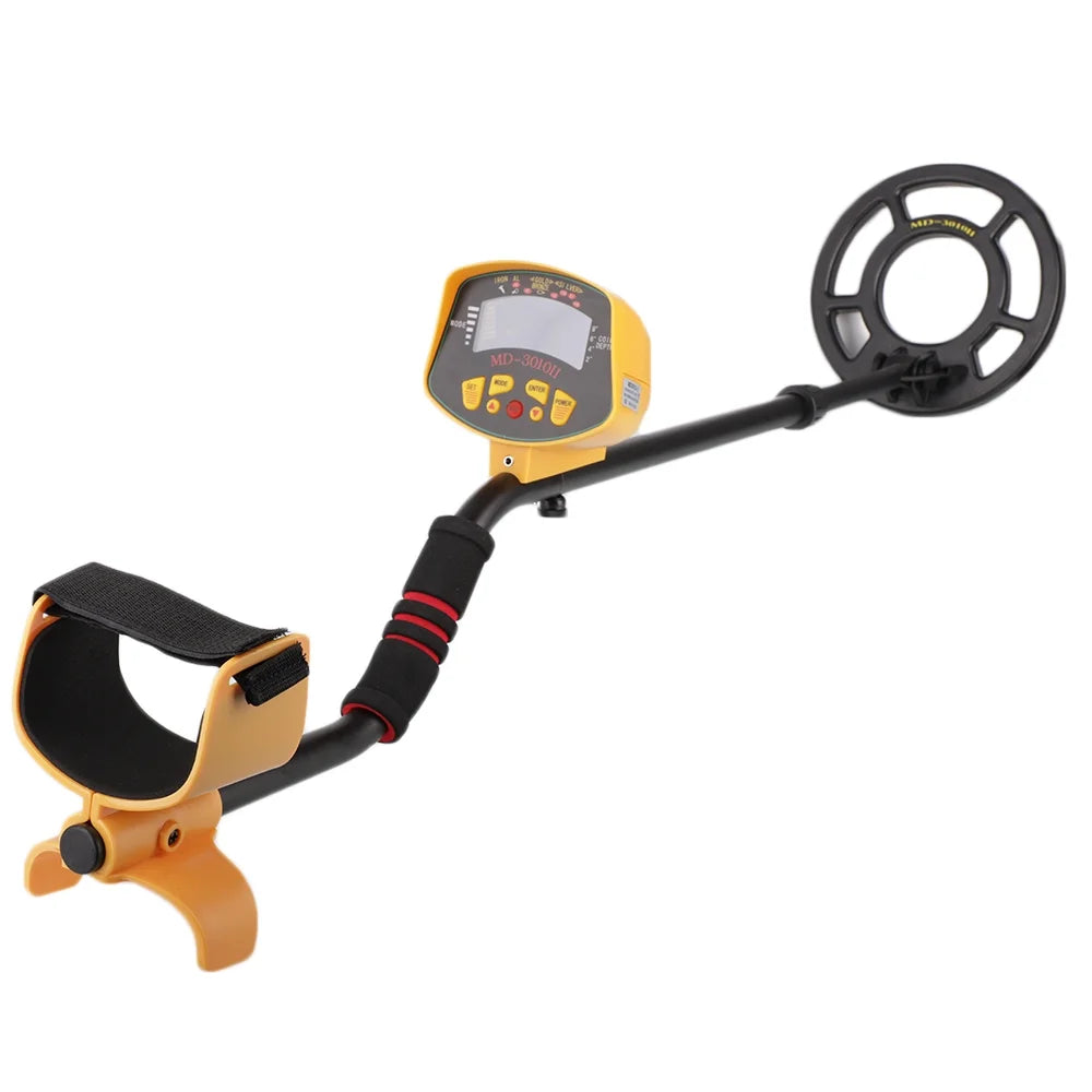 Lightweight Waterproof Metal Detector Set with 10'' Coil, Backpack, Shovel & Headphone, Adjustable 33''-52'' B624