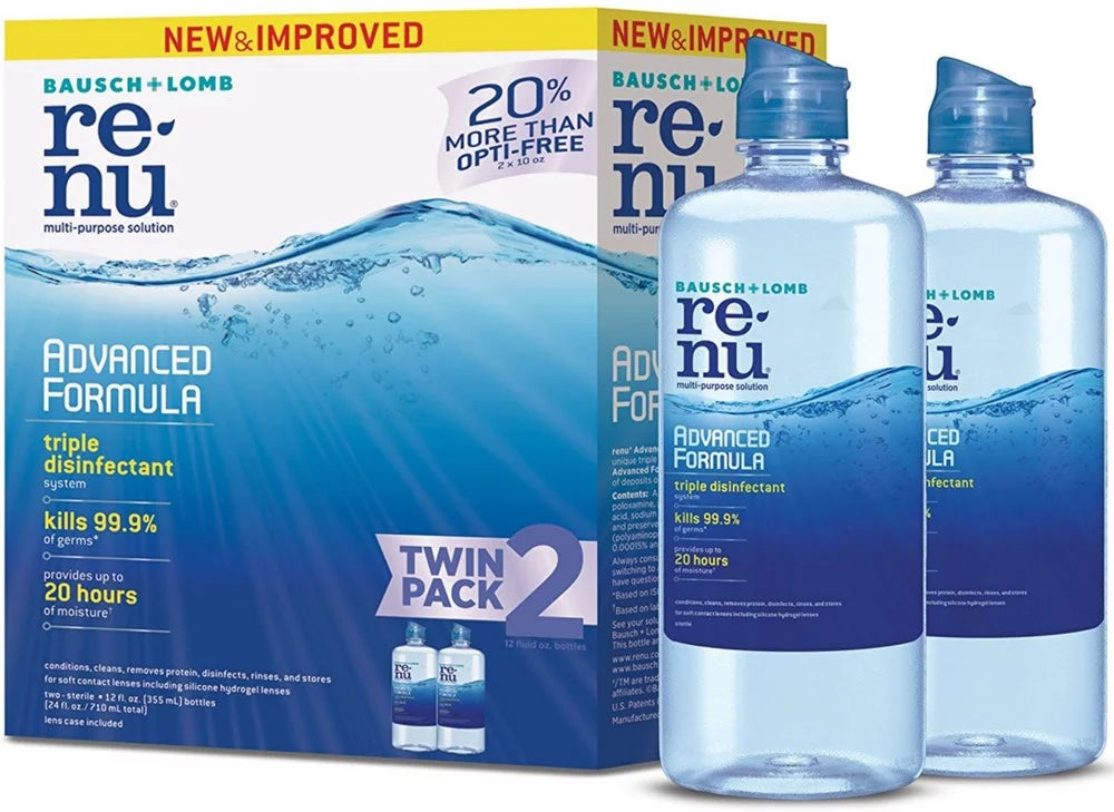 Multi-purpose Contact Lens Solution Twin Pack 12 oz M462578