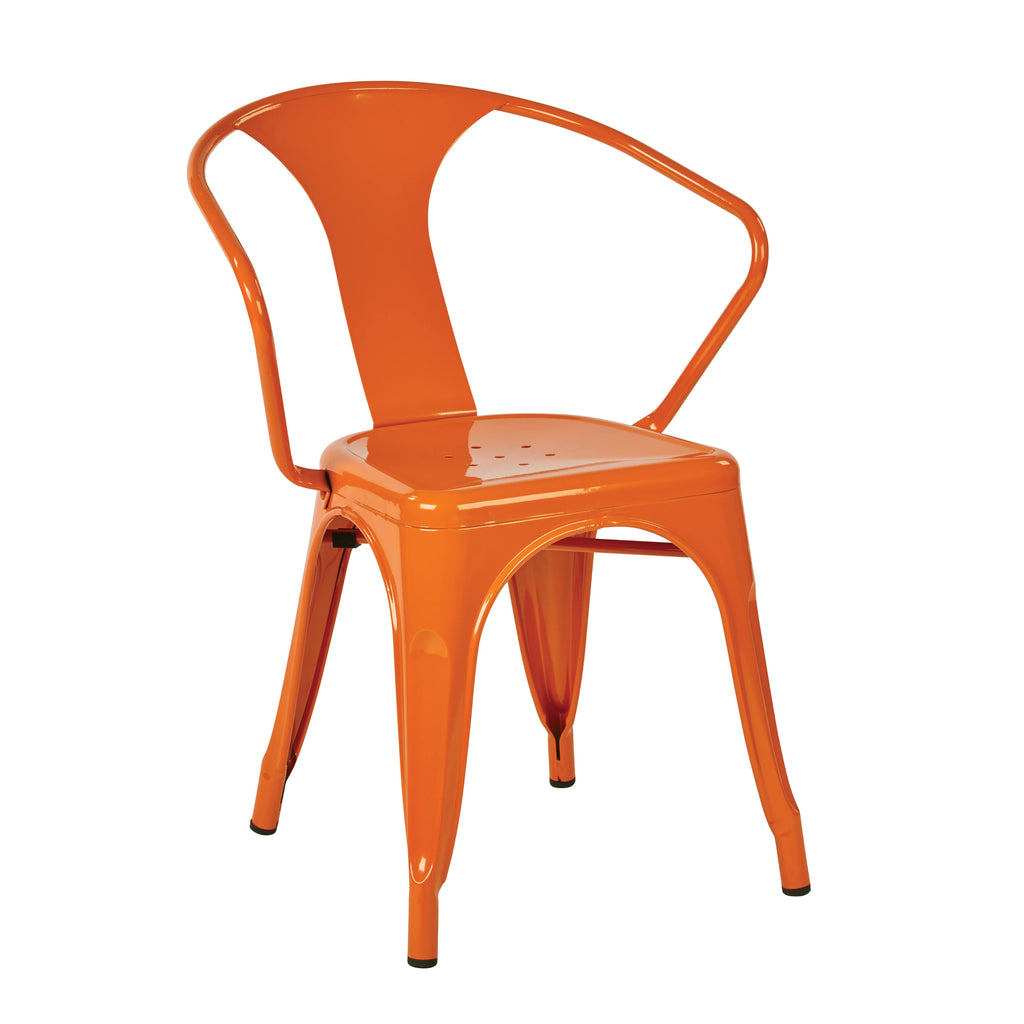 White Metal Chair 4-Pack Y61099