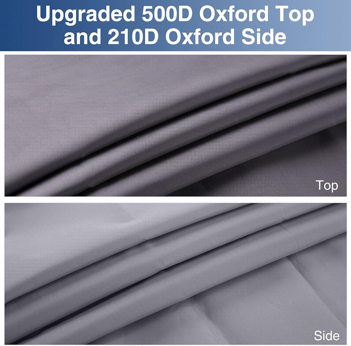 Upgraded Waterproof 500D Travel Trailer Cover with 4 Tire Covers, Tongue Jack Cover B33962