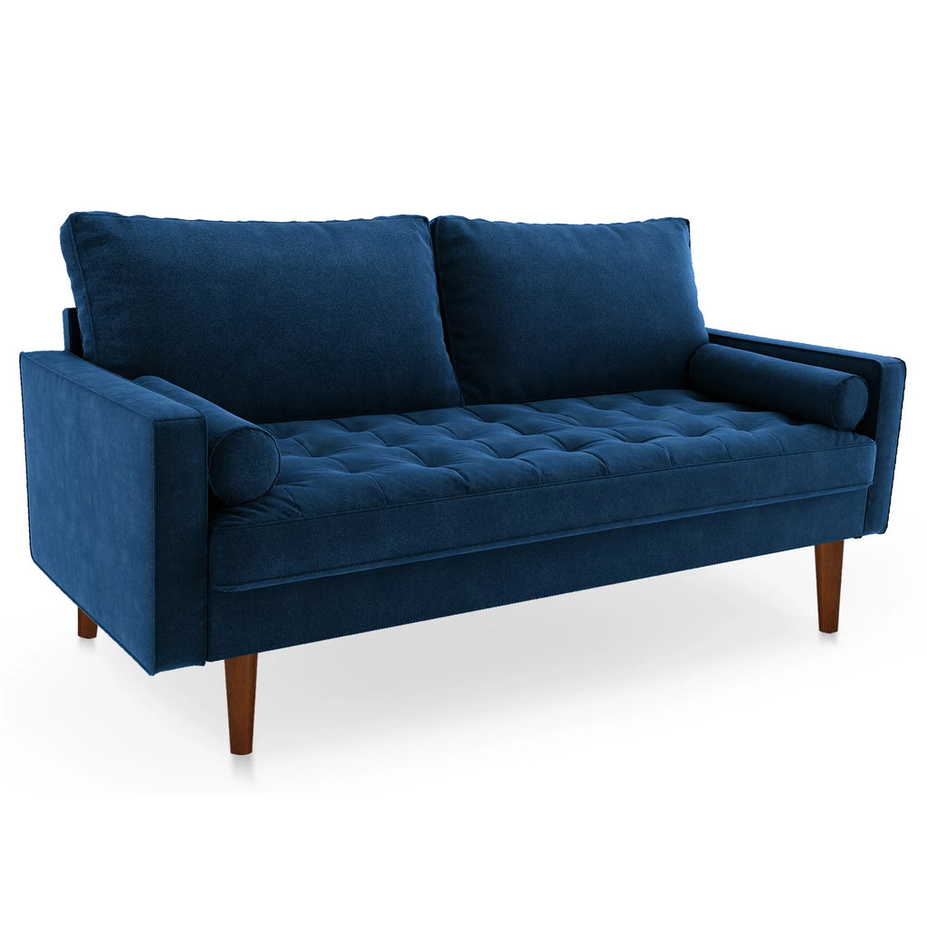 Blue Sleeper Sofa Sectional Couch P689