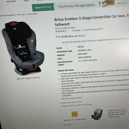 Convertible Car Seat L483