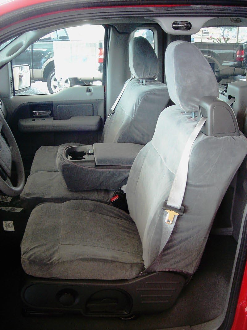 Waterproof Gray Exact Fit Seat Covers for Front and Back Seats Q15552
