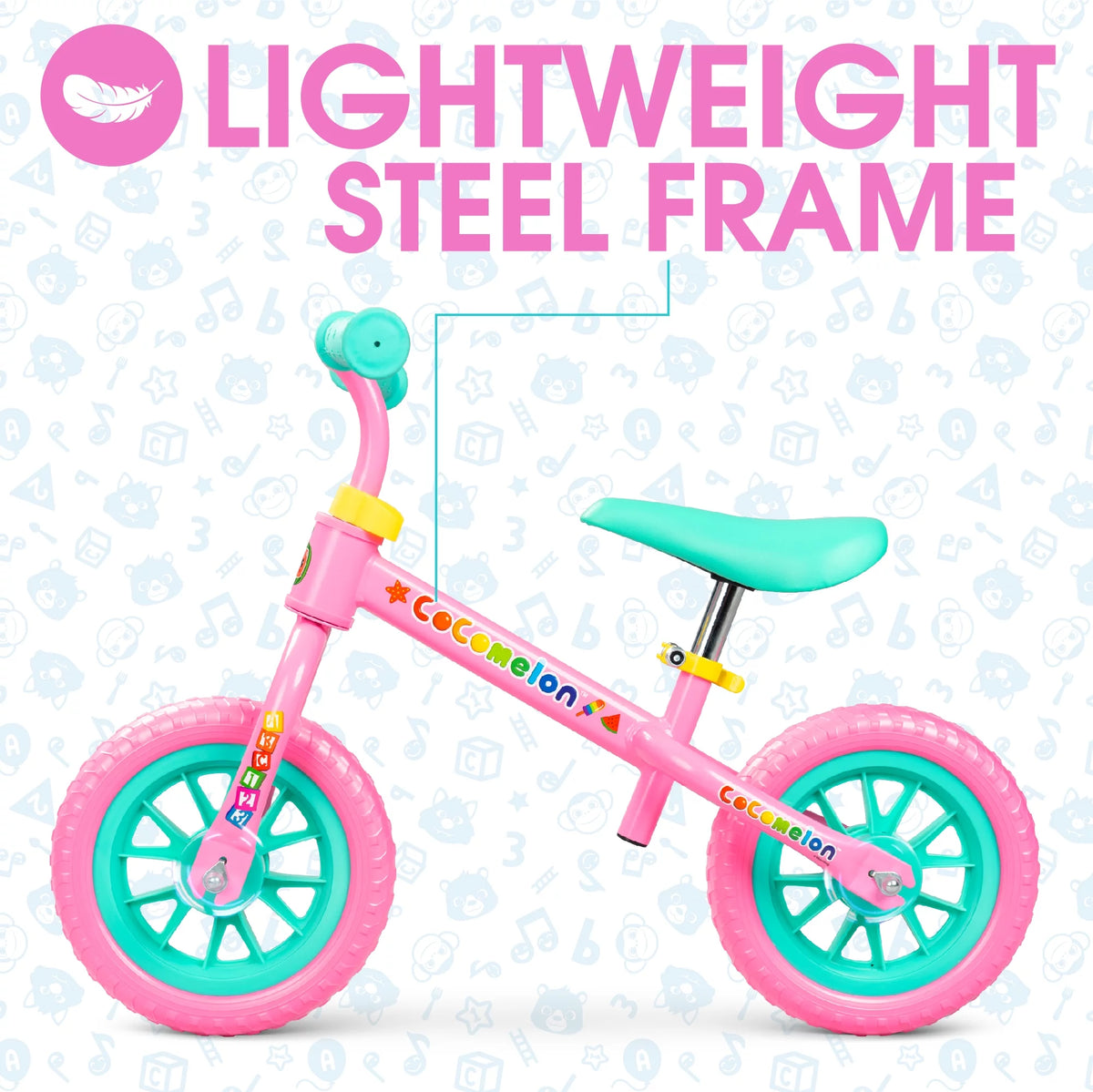 Blue Adjustable Lightweight Toddler Balance Bike V125