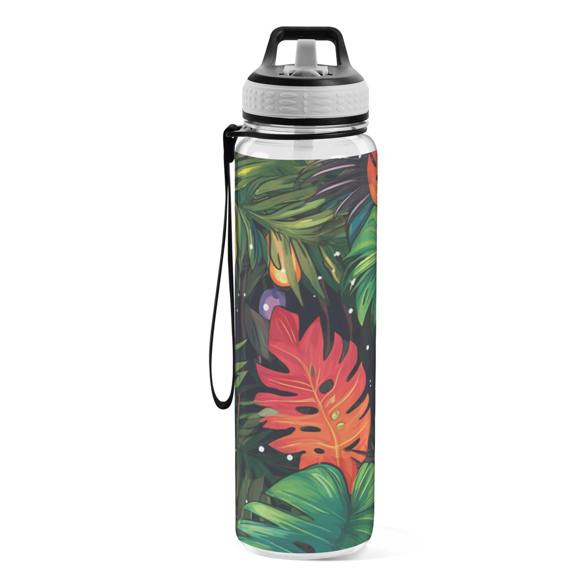 32oz Tritan Leakproof Clear Sports Water Bottle with Straw N626