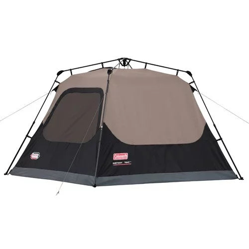 4-Person Cabin Camping Tent with Instant Setup, Gray Y610856