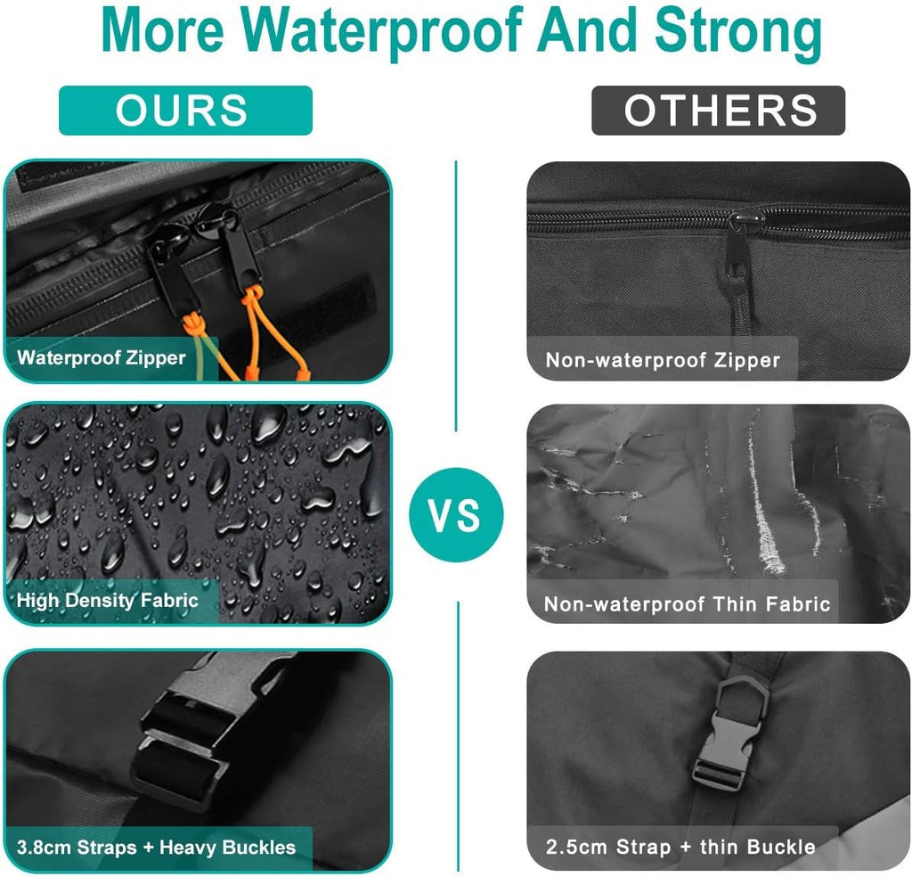 16 Cubic Feet Waterproof Nylon Roof Cargo Carrier Bag B6798