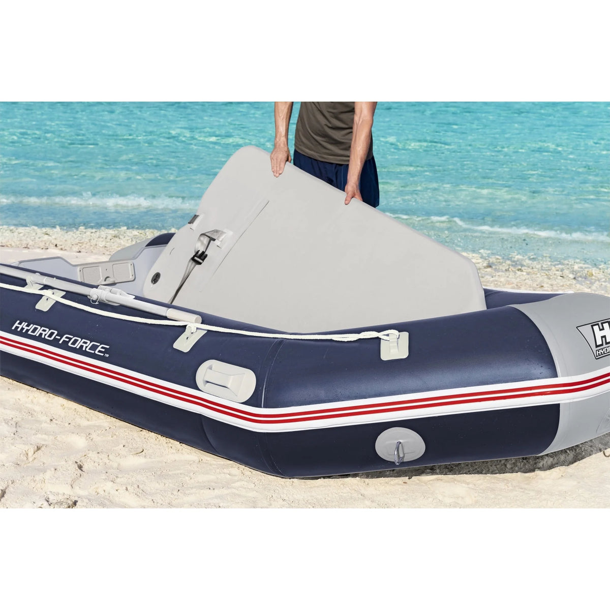Inflatable 5 Person Water Raft Boat Set Z173