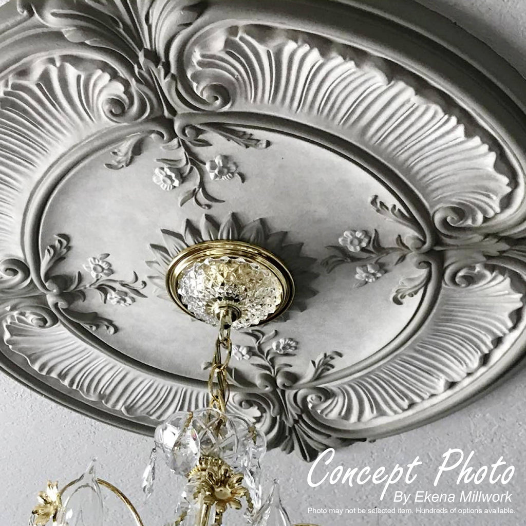 26 1/2x22OD x 3 5/8x22ID x 1 1/2x22P Ceiling Medallion J3382