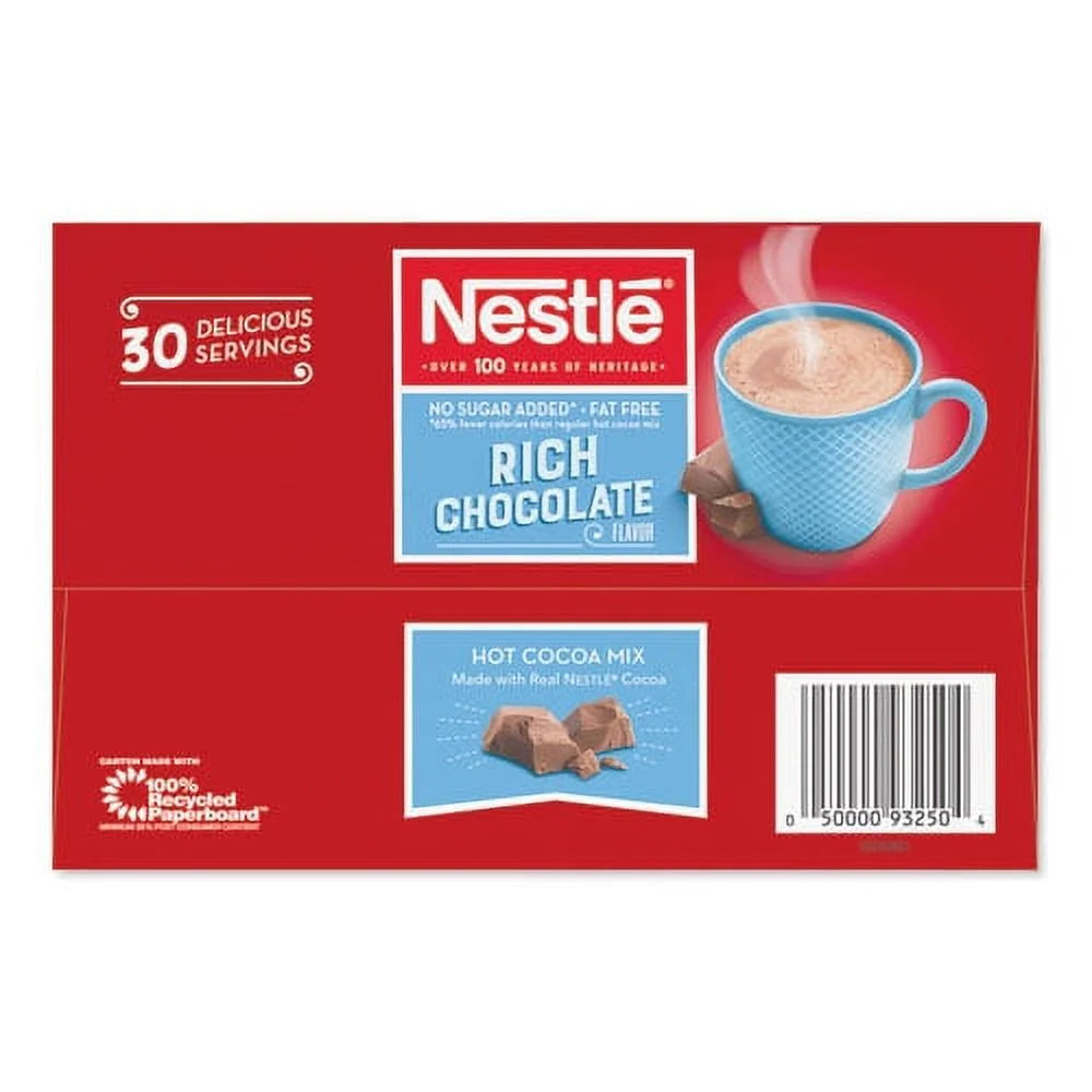 Hot Cocoa Mix Envelopes, 0.28 Oz Packet, 5 Boxes Q852223