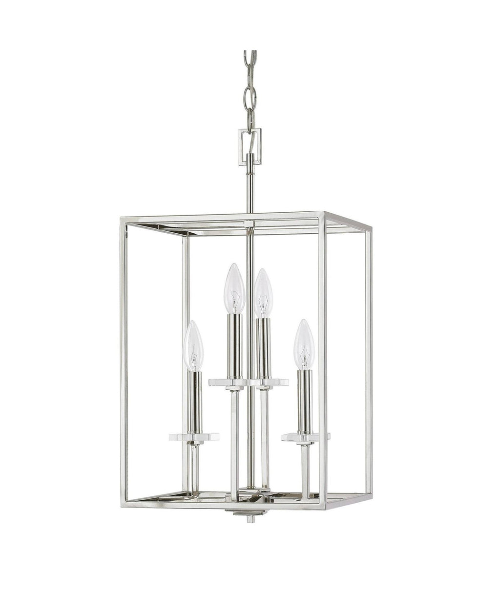 Polished Nickel 4 Light Foyer A8809