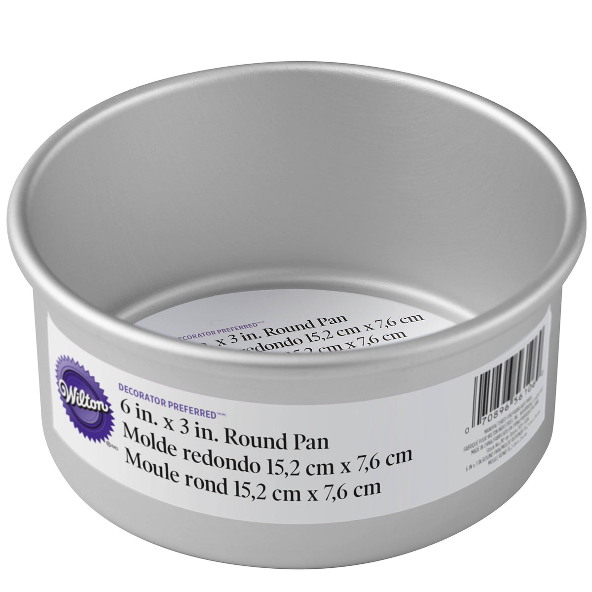Round Cake Tin, Aluminium, 15cm Z211