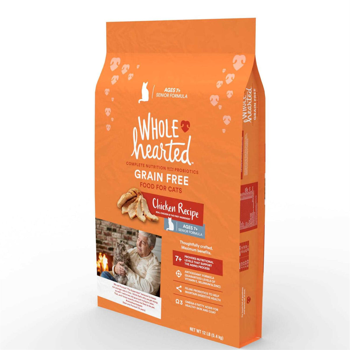 Grain Free Senior Chicken Recipe Dry Cat Food L20569