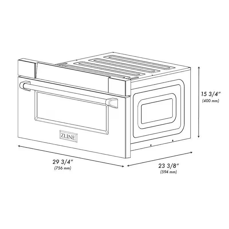 Built-In Microwave Drawer in Stainless Steel I92592