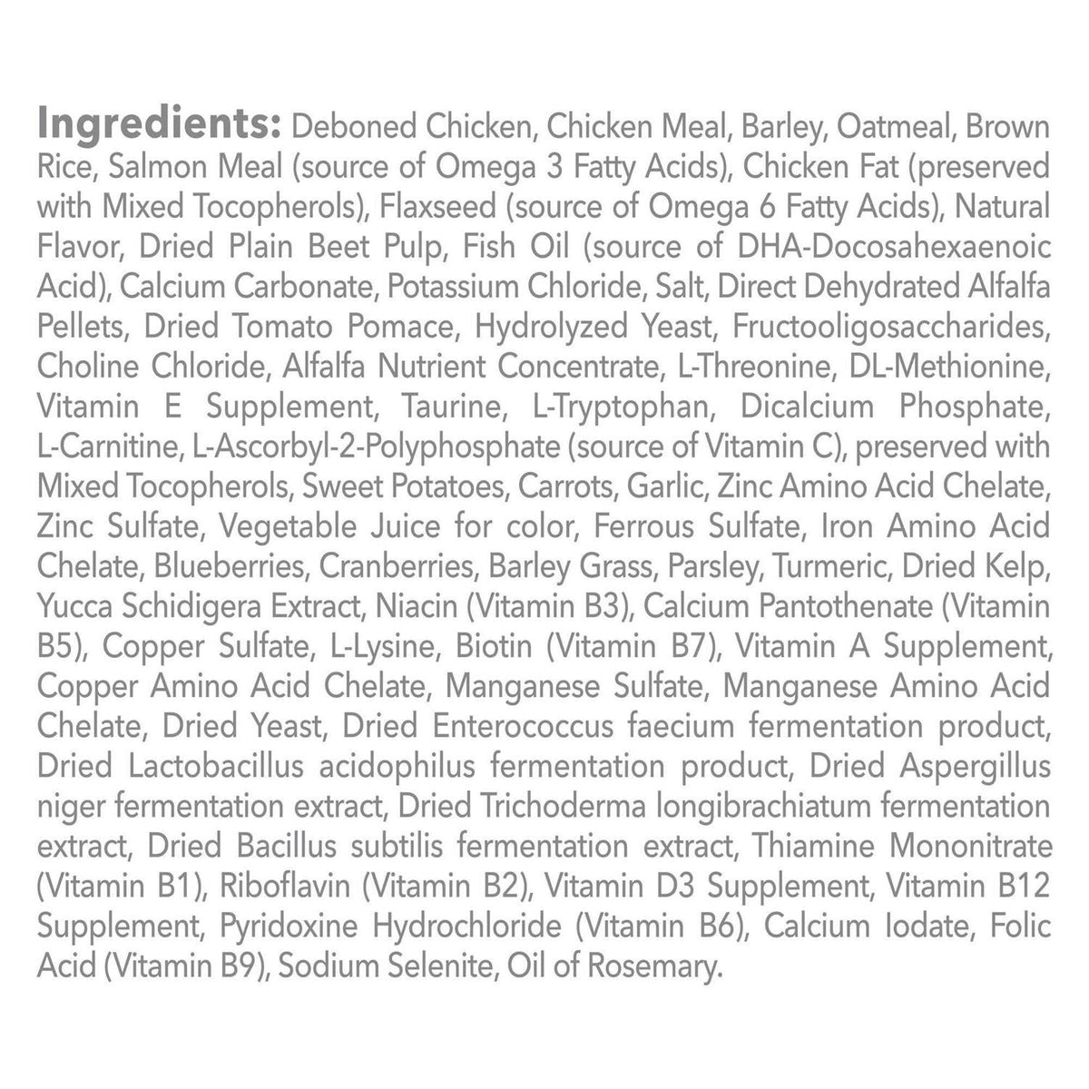 Natural Small Breed Adult Dry Dog Food I948988